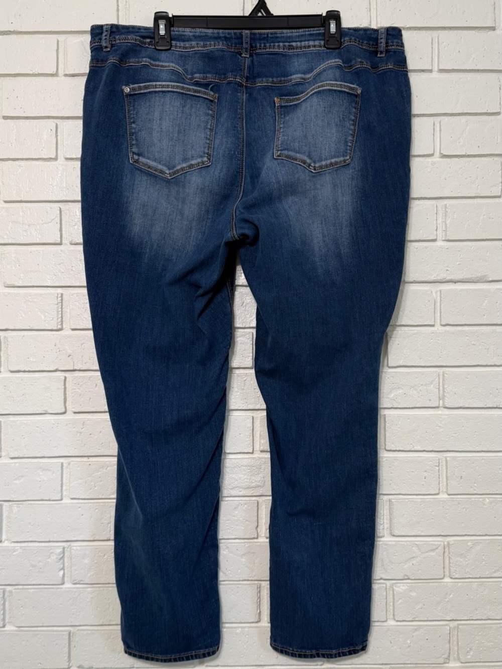 C Est.1946 Denim Patch Skinny Jeans – Size 18W - Picture 2 of 5